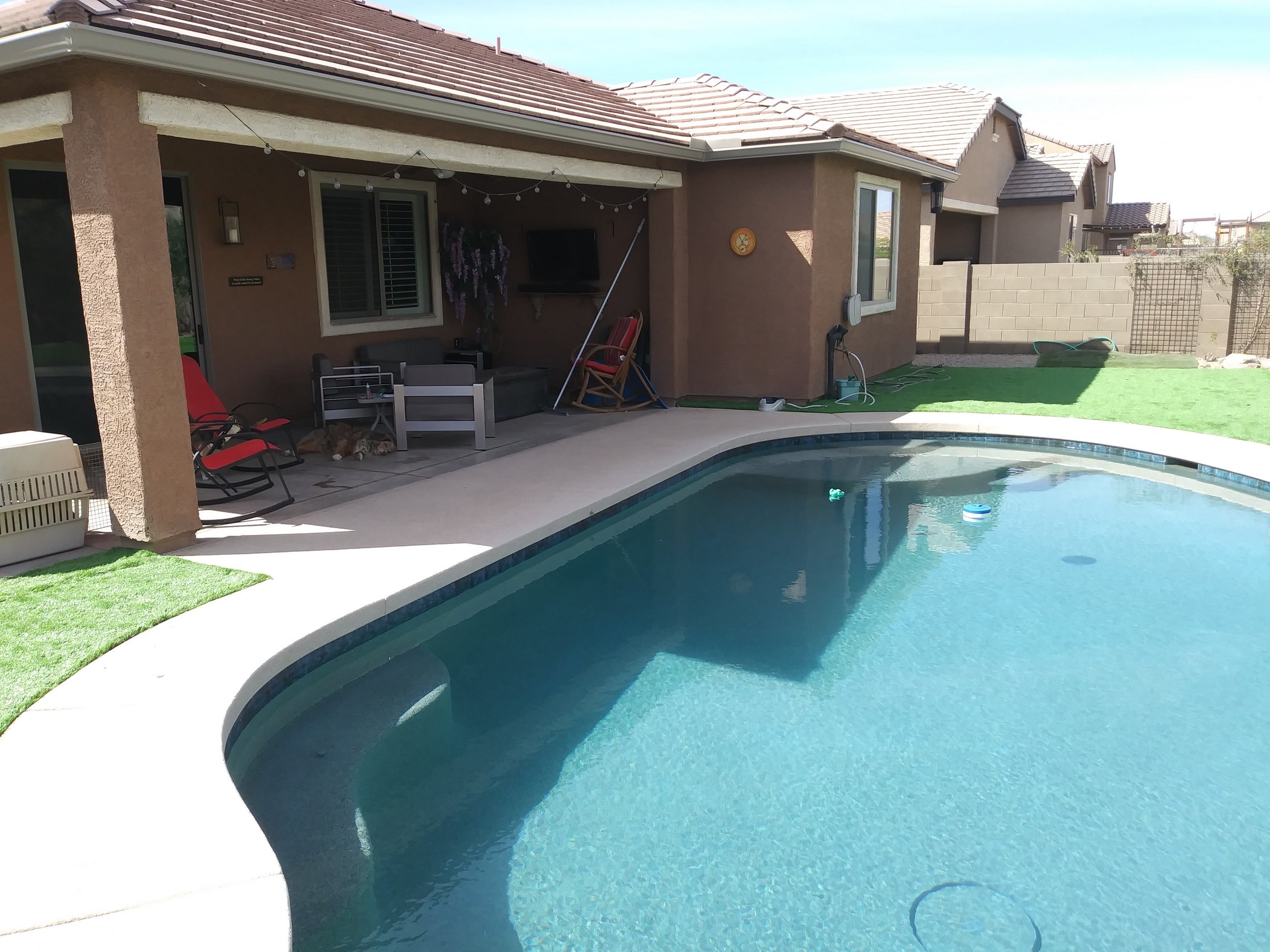 Pool Build Highlight The Cross Family of Marana, AZ
