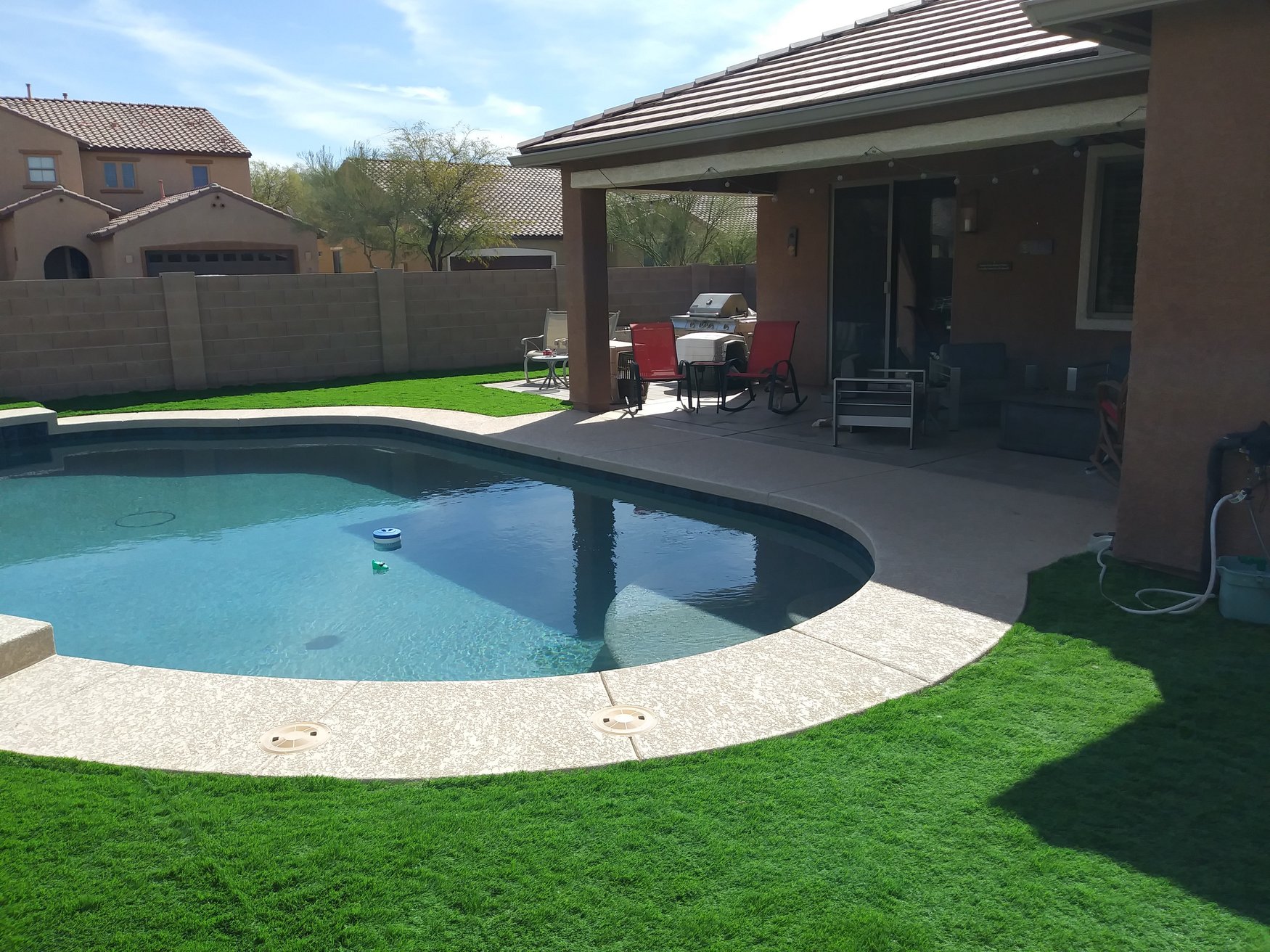 Pool Build Highlight The Cross Family of Marana, AZ