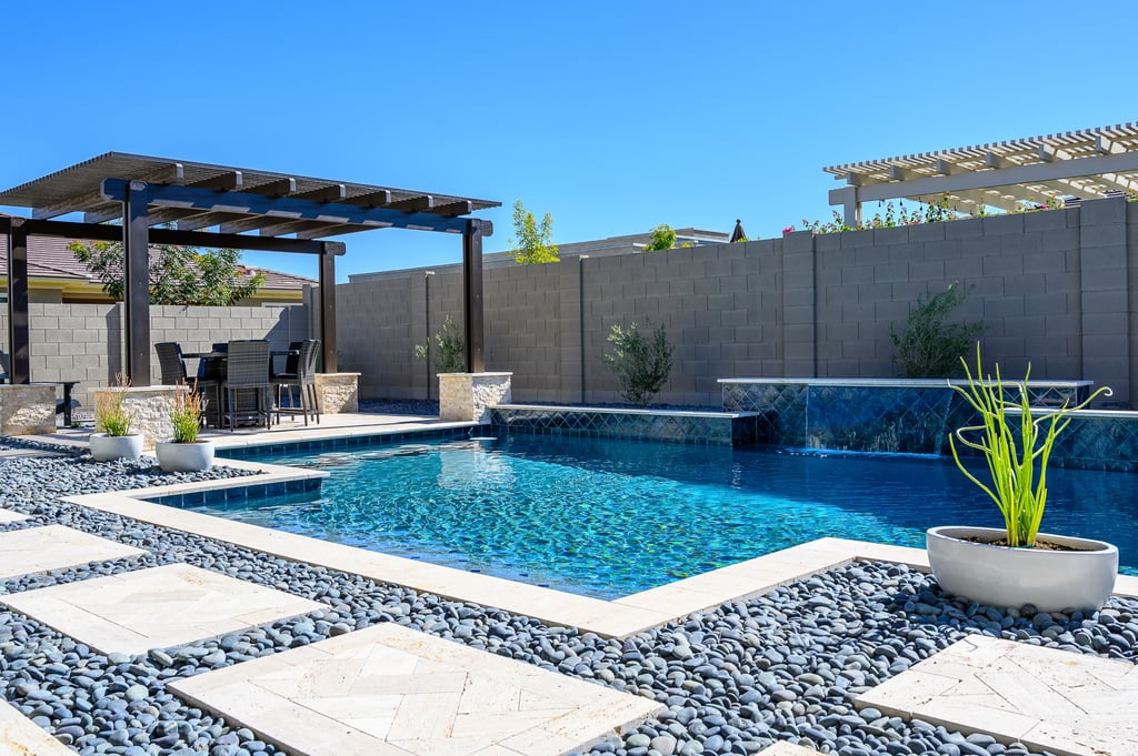 Pool Design Spotlight: Bold, Beautiful Backyard Symmetry