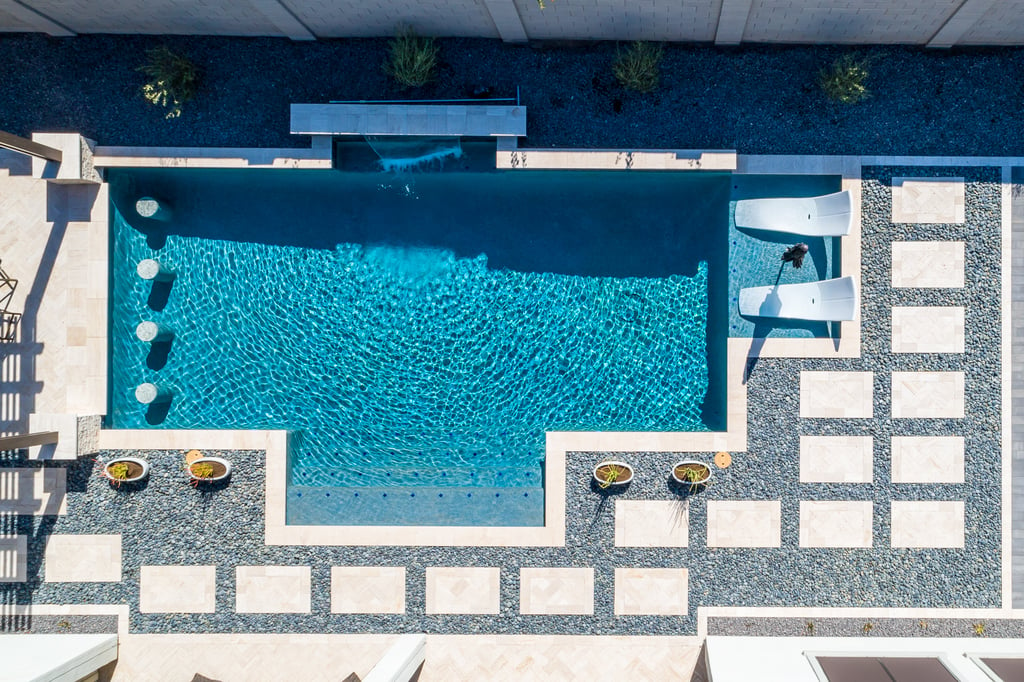 Pool Design Spotlight: Bold, Beautiful Backyard Symmetry