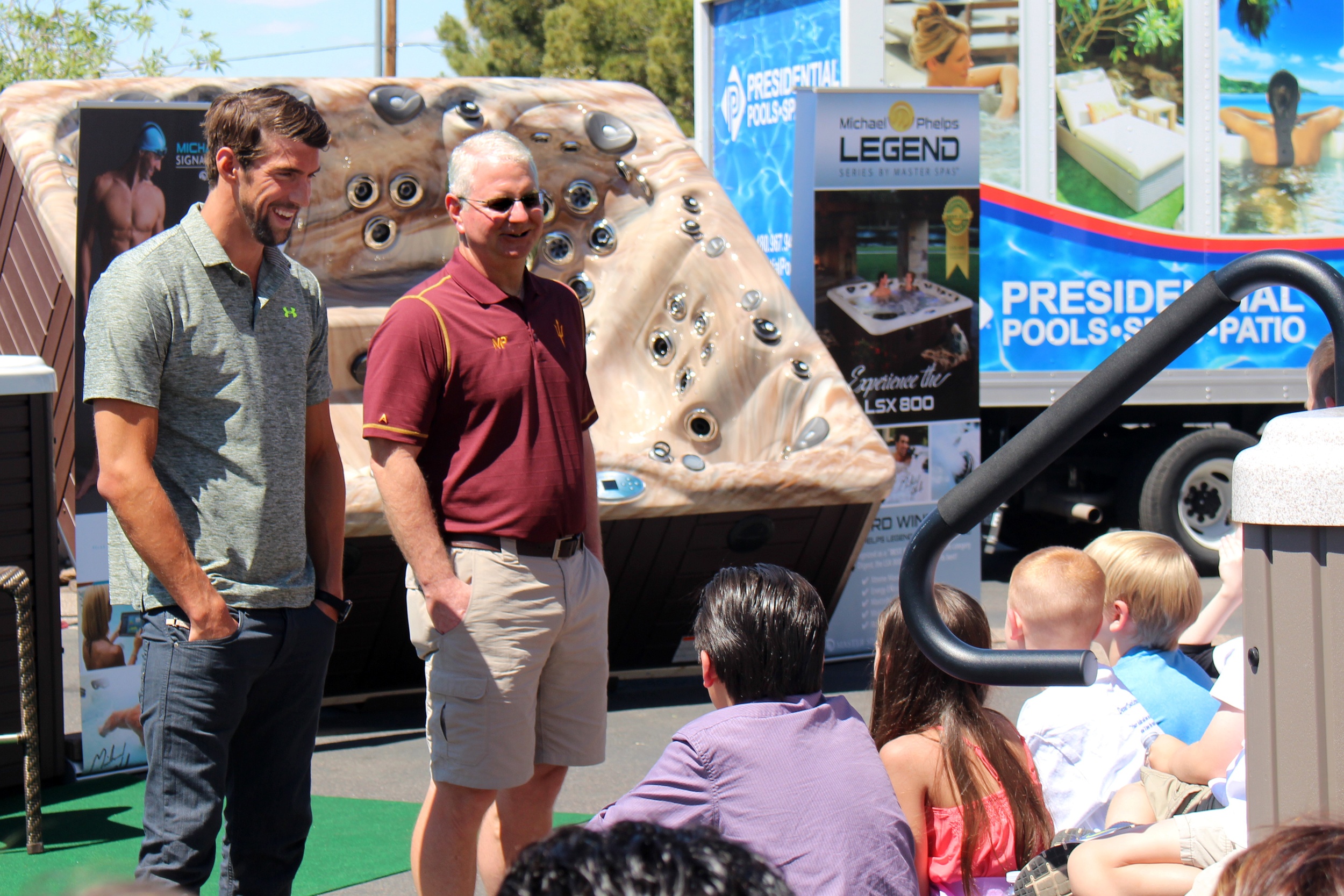 GETTING YOUNG ARIZONIANS READY TO SWIM WITH OLYMPIAN MICHAEL PHELPS