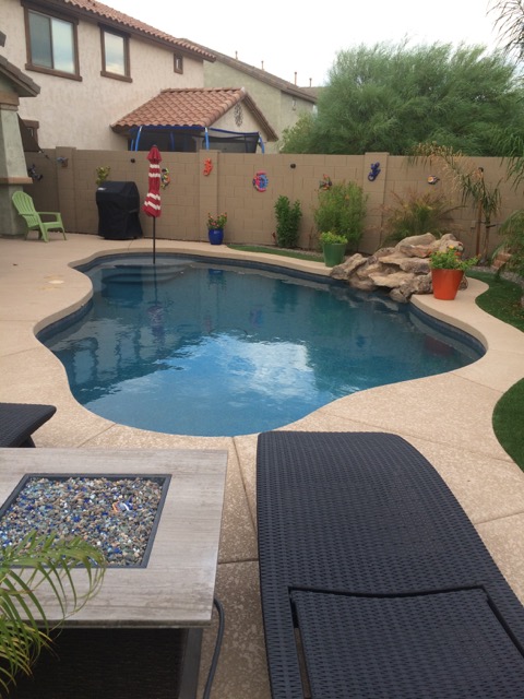 POOL BUILD HIGHLIGHT: THE AMEND FAMILY OF PEORIA, AZ