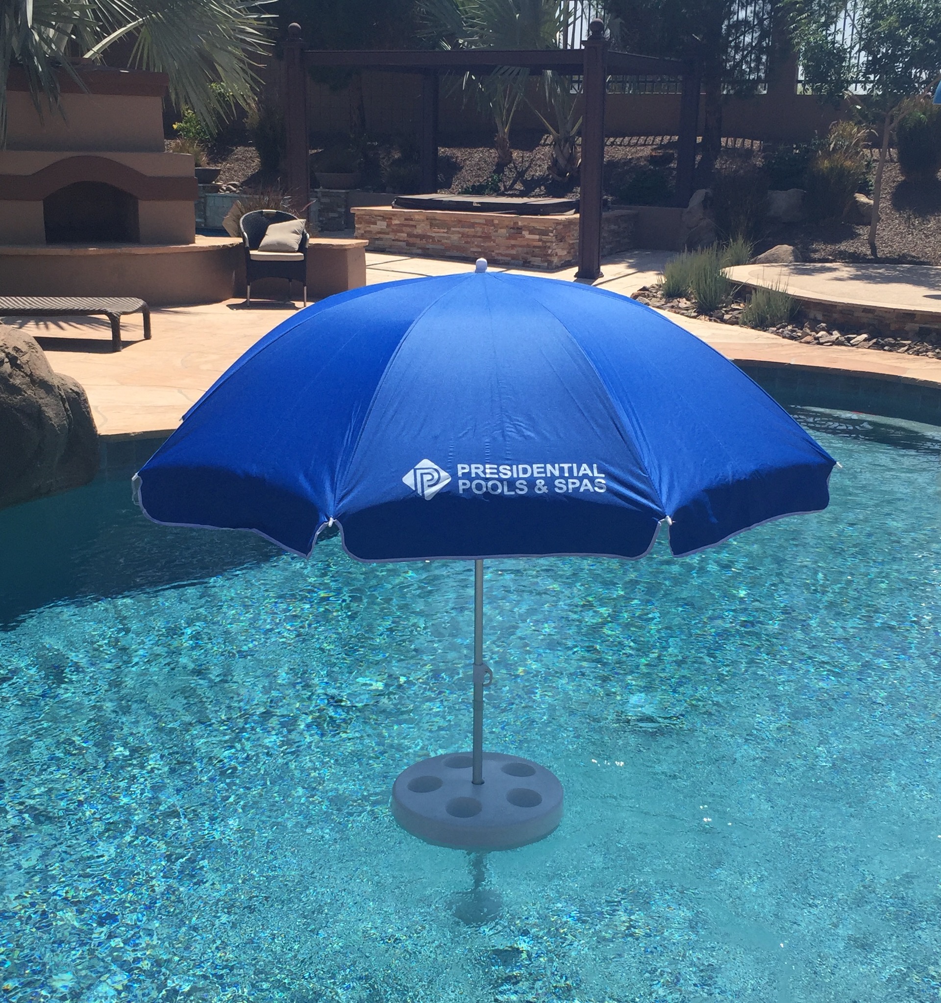 floating umbrella for pool